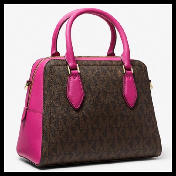 MICHAEL KORS Ayden Medium Logo Satchel - Picture 3 of 8